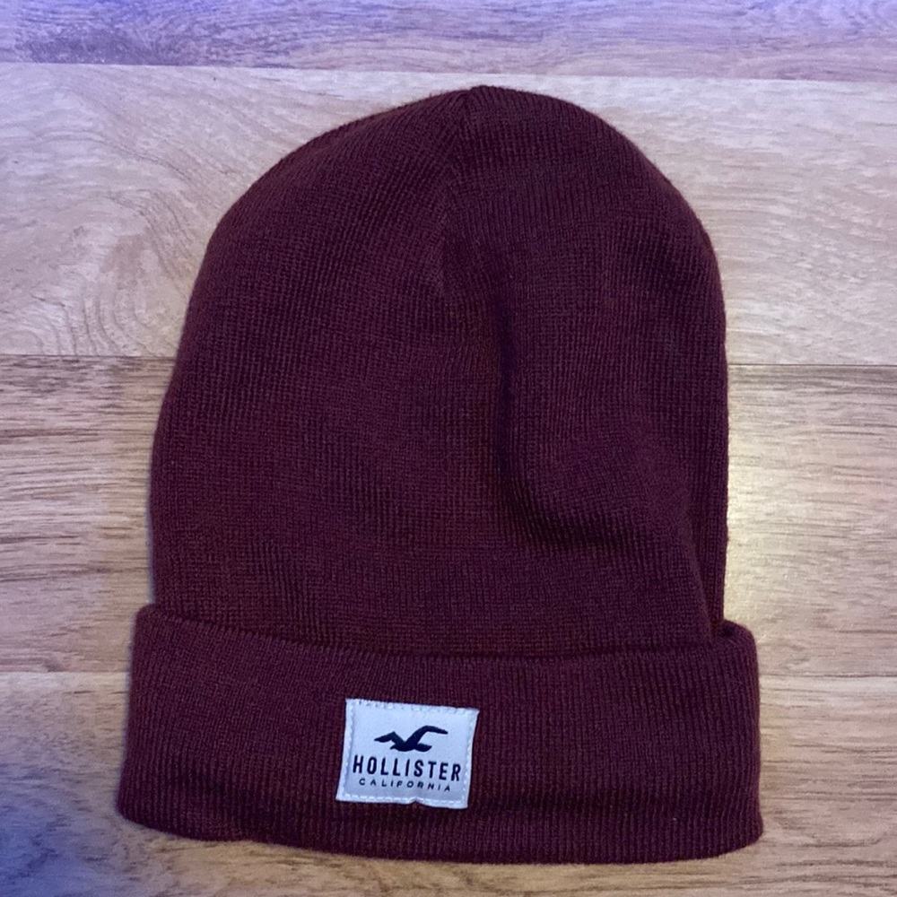 Burgundy Hollister Beanie